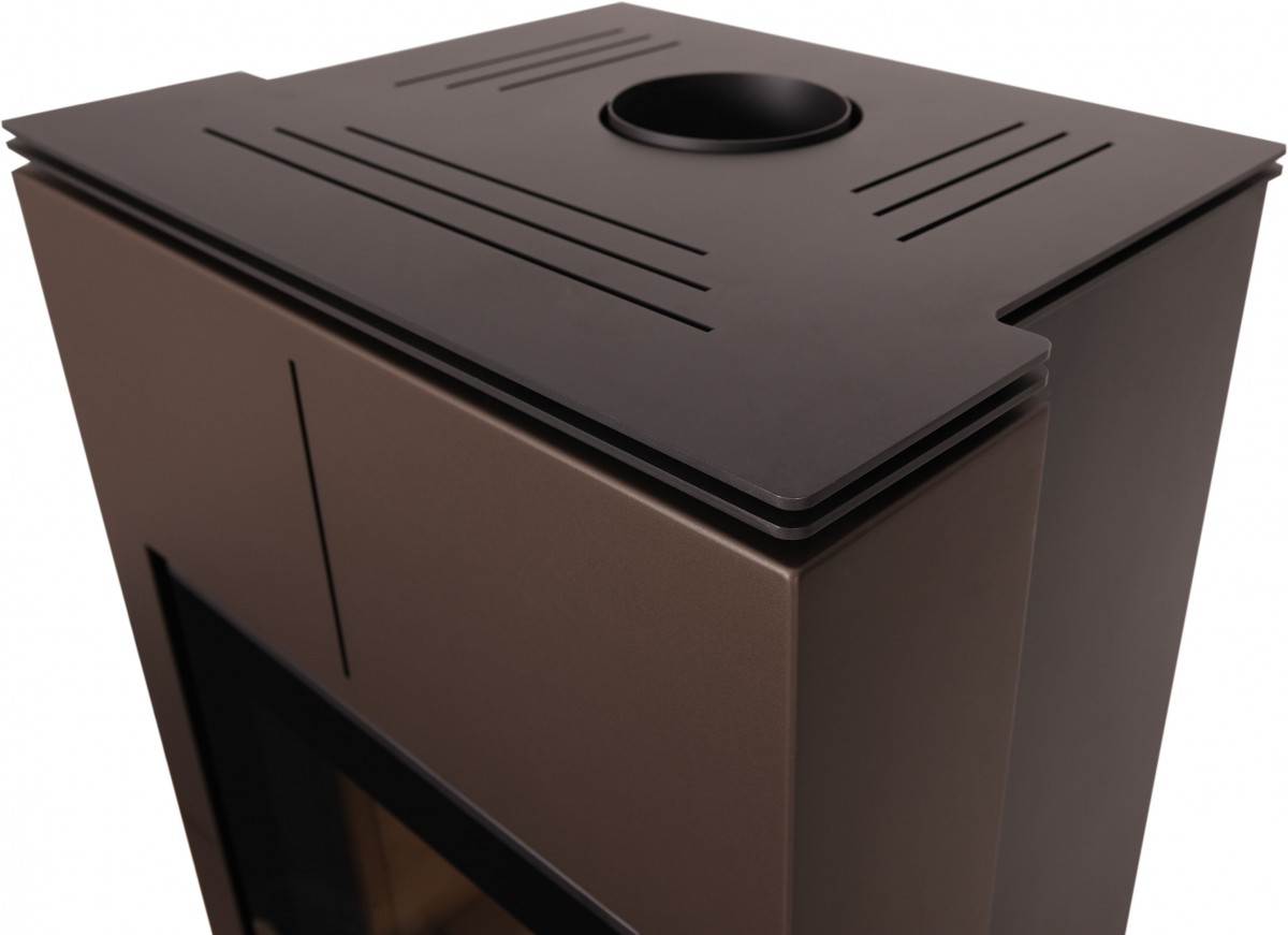 Krbové kachle AQUAFLAM VARIO ® - SAPORO 11/7kW hnedá - zamatová