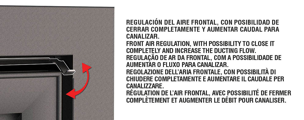 BRONPI PARIS 90-ED VISION krbová vložka s pravým bočným presklením