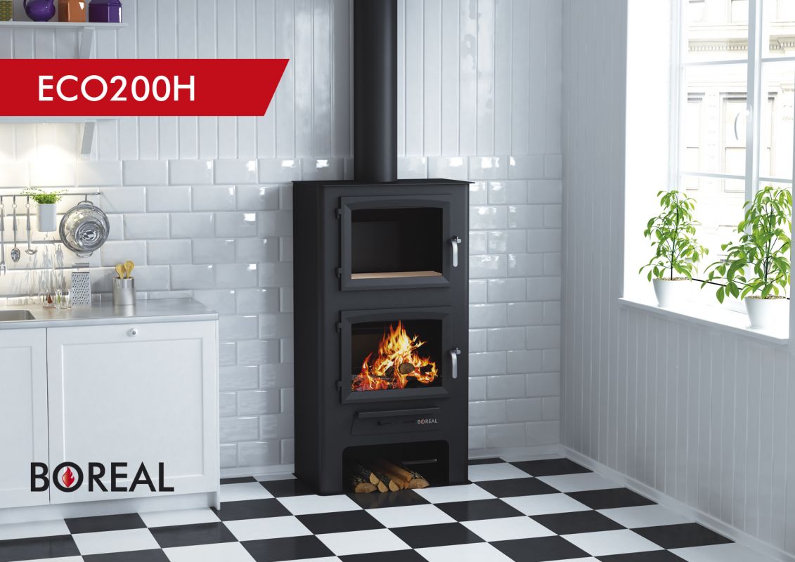 BOREAL ECO 200 EH krbové kachle s rúrou