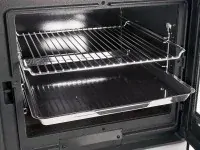 Plamen 850 Glas biely pravý -  liatinový sporák