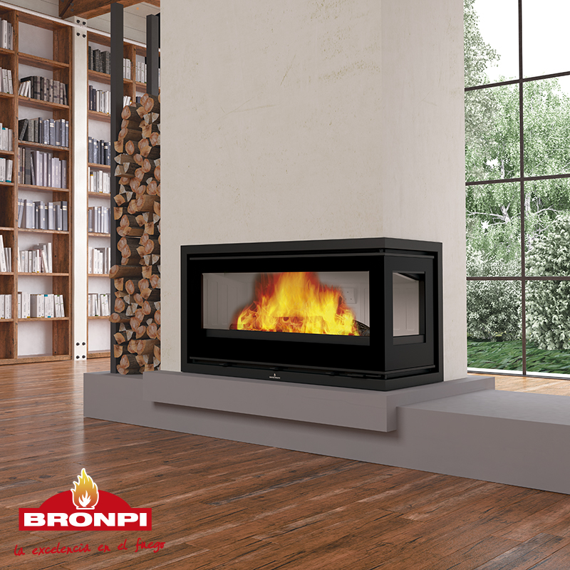 BRONPI CAIRO 90 ED krbová vložka s pravým bočným presklením 