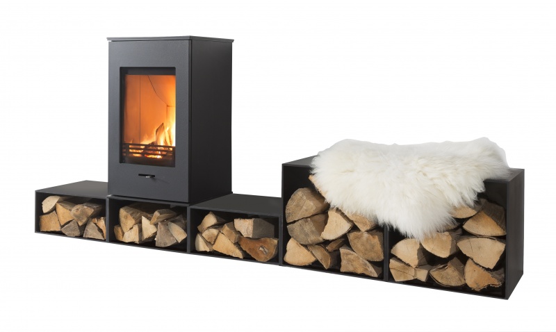 Wanders ELM krbové kachle s drevníkom M/L