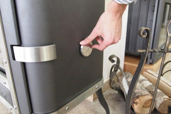 TENNESSEE čierny smalt - krbová pec liatinová