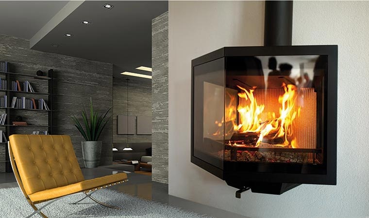 Wanders BLACK DIAMOND závesné krbové kachle 