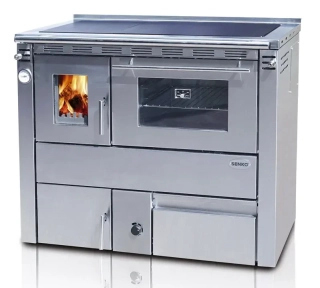 Senko C-25 inox mat, sporák s výmenníkom